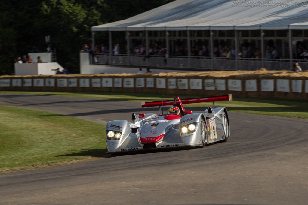 Audi R8 - Chassis: 404 - Driver: Tom Kristensen - 2017 Goodwood Festival of Speed