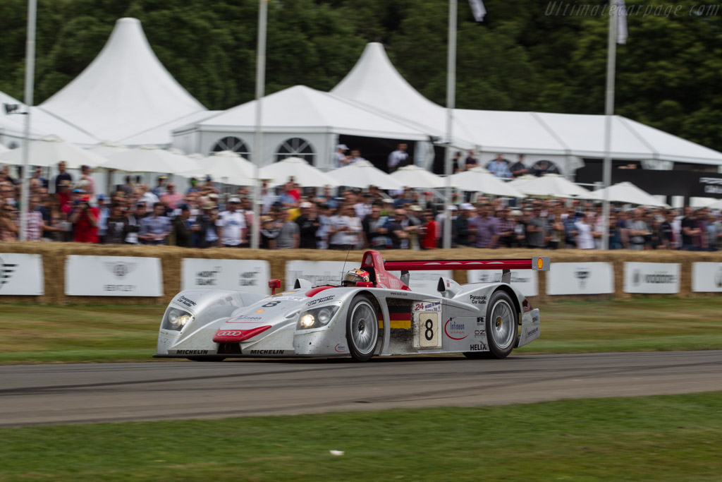Audi R8 - Chassis: 404 - Driver: Tom Kristensen - 2017 Goodwood Festival of Speed