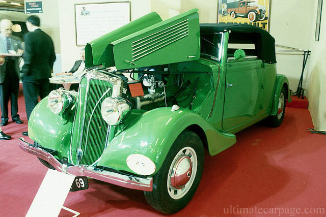 Berliet 11 CV Type Dauphine Convertible