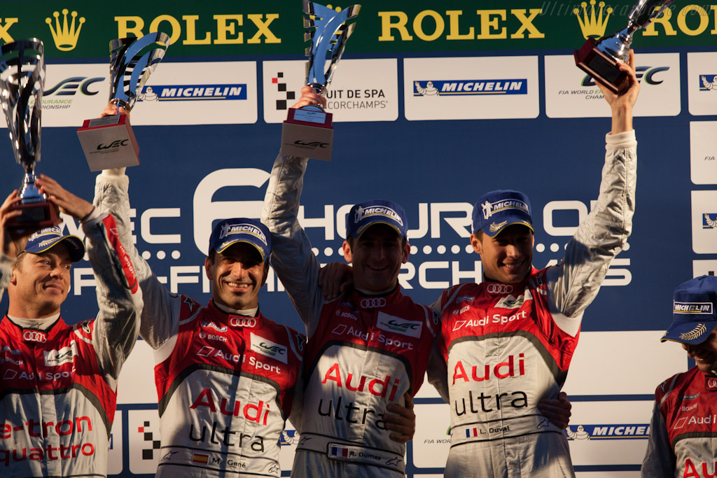 The winners   - 2012 WEC 6 Hours of Spa-Francorchamps