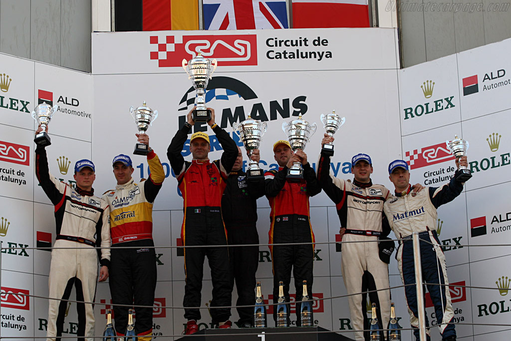 GT2 Podium   - 2008 Le Mans Series Catalunya 1000 km