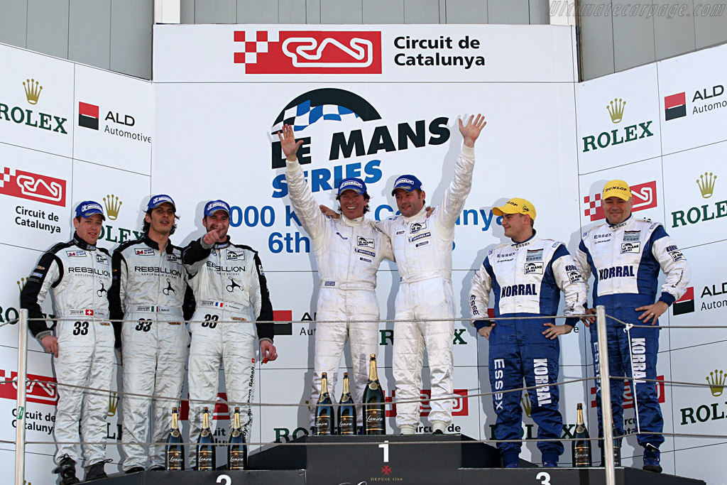 LMP2 Podium   - 2008 Le Mans Series Catalunya 1000 km