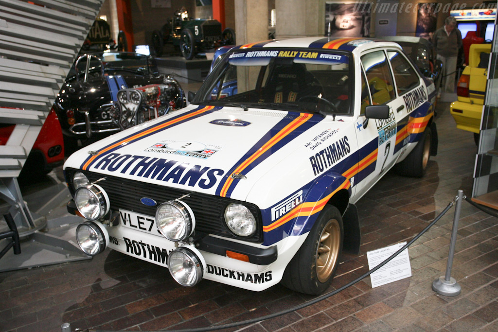 Ford Escort RS   - British National Motor Museum Visit