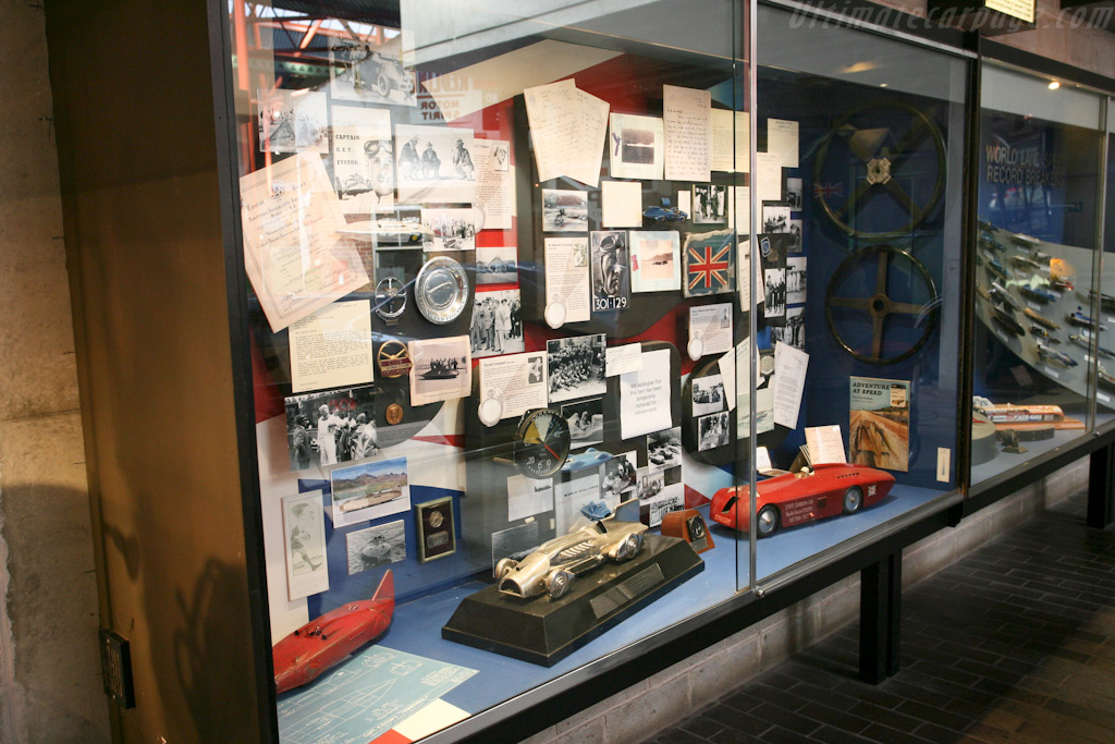 Land Speed Record display   - British National Motor Museum Visit