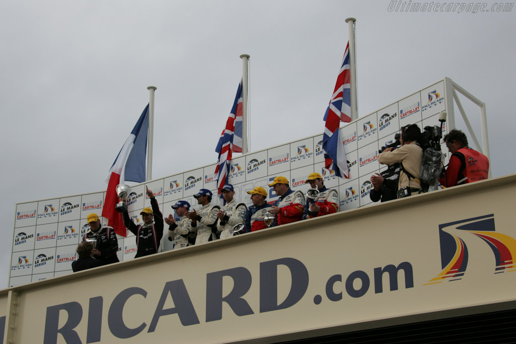 The LMP2 Podium   - 2010 Le Mans Series Castellet 8 Hours