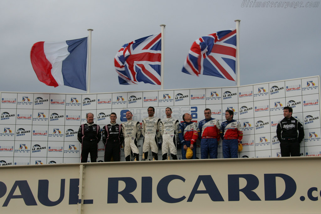 The LMP2 Podium   - 2010 Le Mans Series Castellet 8 Hours