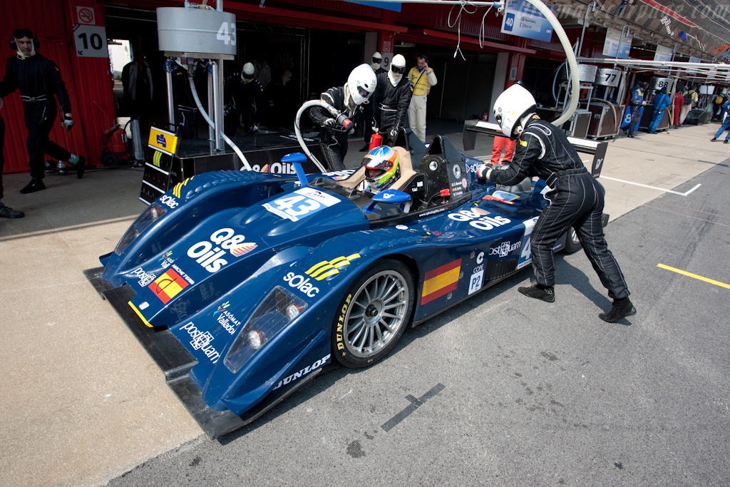 Finally repaired after the puncture - Chassis: 165  - 2009 Le Mans Series Catalunya 1000 km