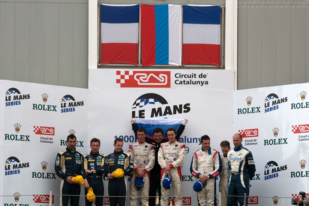 GT1 podium   - 2009 Le Mans Series Catalunya 1000 km