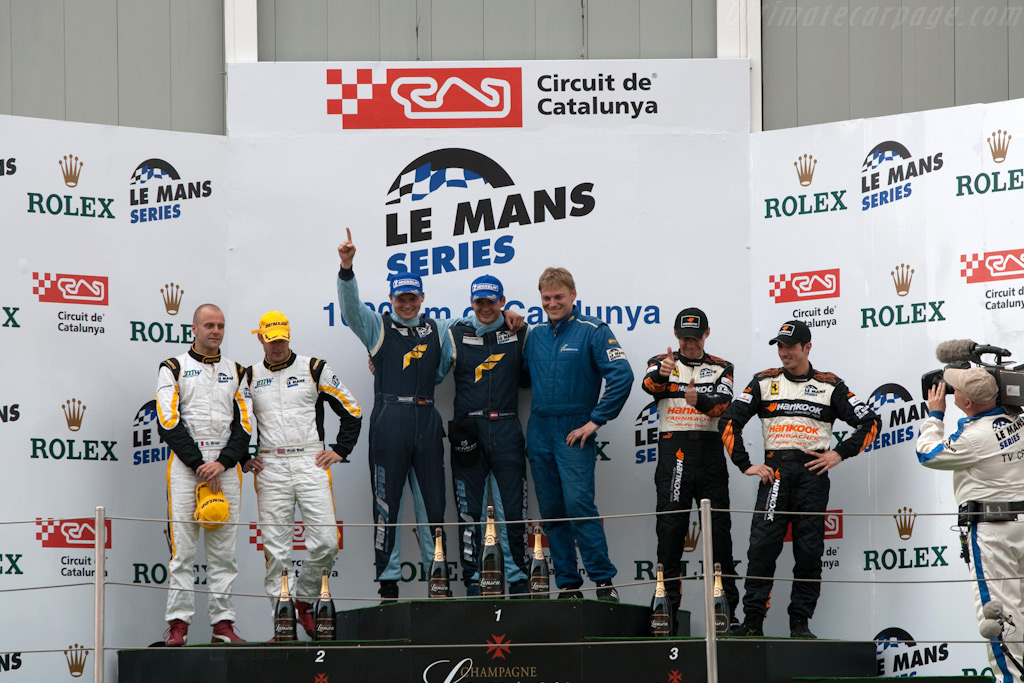 GT2 podium   - 2009 Le Mans Series Catalunya 1000 km