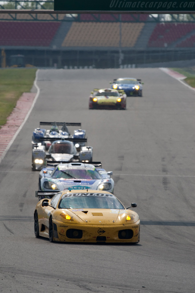 JMW Ferrari down the backstraight - Chassis: 2476  - 2009 Le Mans Series Catalunya 1000 km