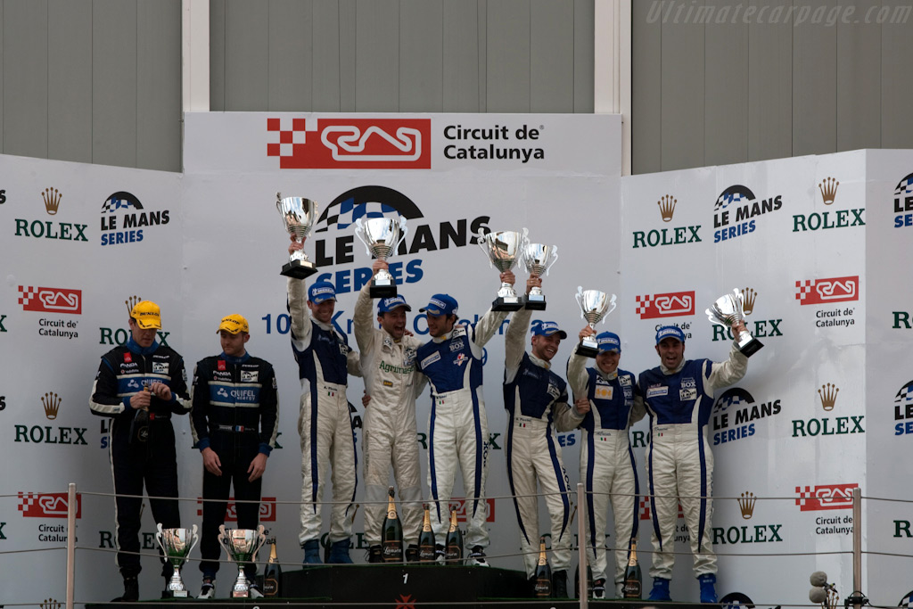 LMP2 podium   - 2009 Le Mans Series Catalunya 1000 km