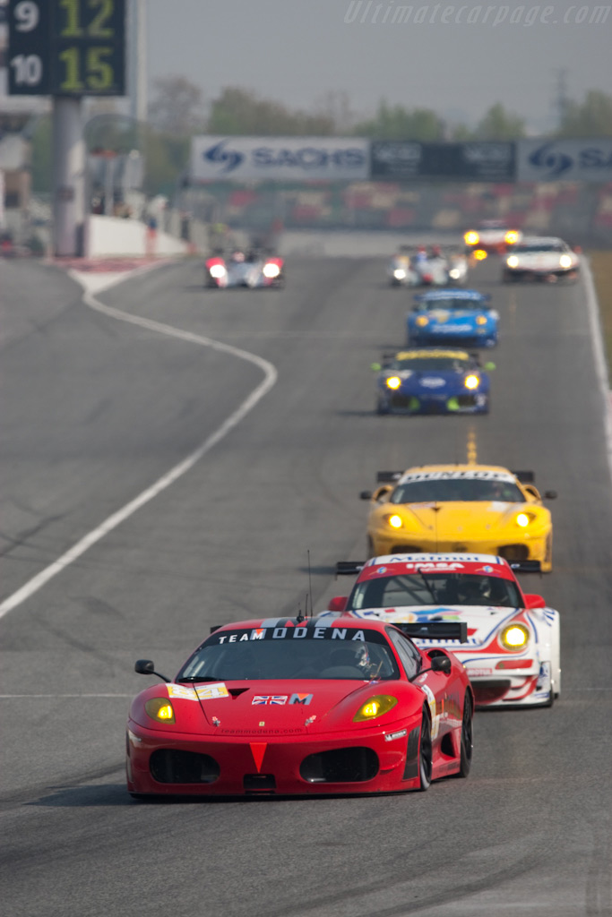 The GT2 leaders - Chassis: 2636  - 2009 Le Mans Series Catalunya 1000 km