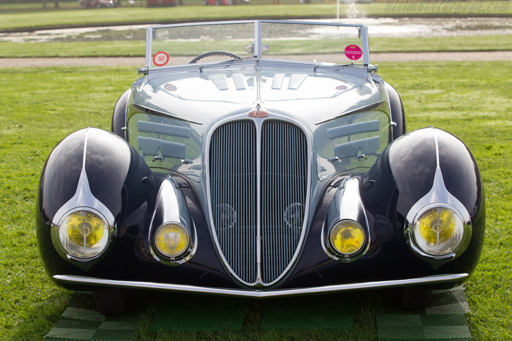 Delahaye 135M Figoni & Falaschi Cabriolet - Chassis: 49150 - Entrant: Peter & Merle Mullin - 2014 Chantilly Arts & Elegance