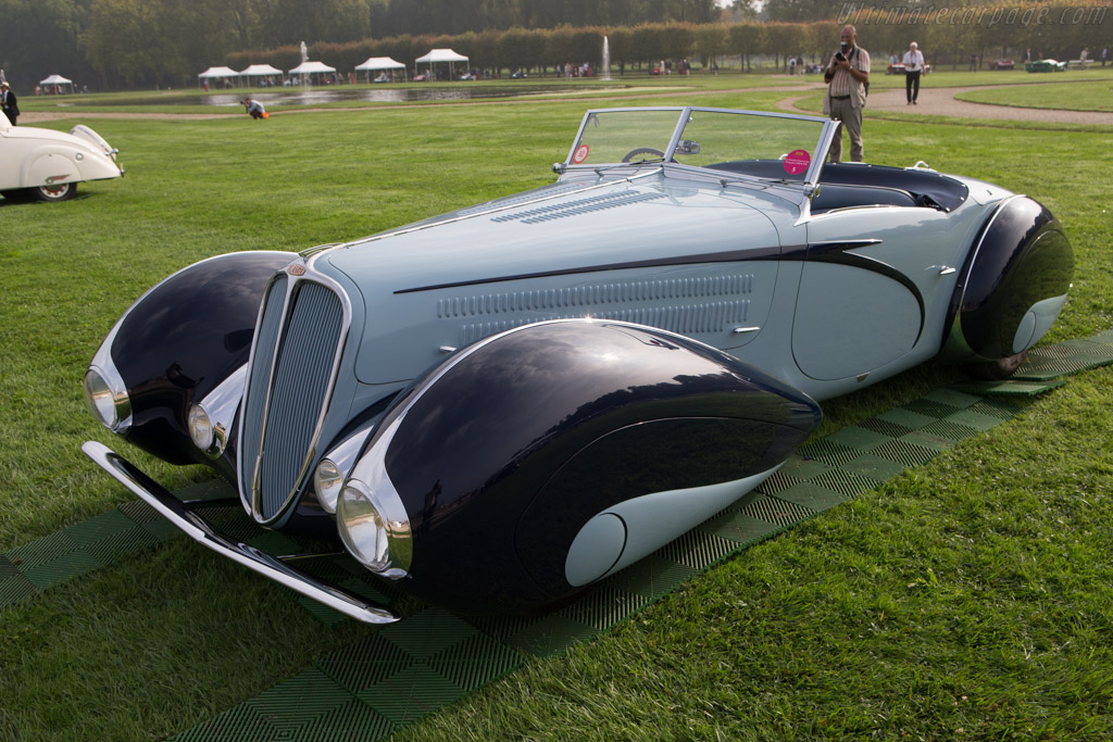 Delahaye 135M Figoni & Falaschi Cabriolet - Chassis: 49150 - Entrant: Peter & Merle Mullin - 2014 Chantilly Arts & Elegance