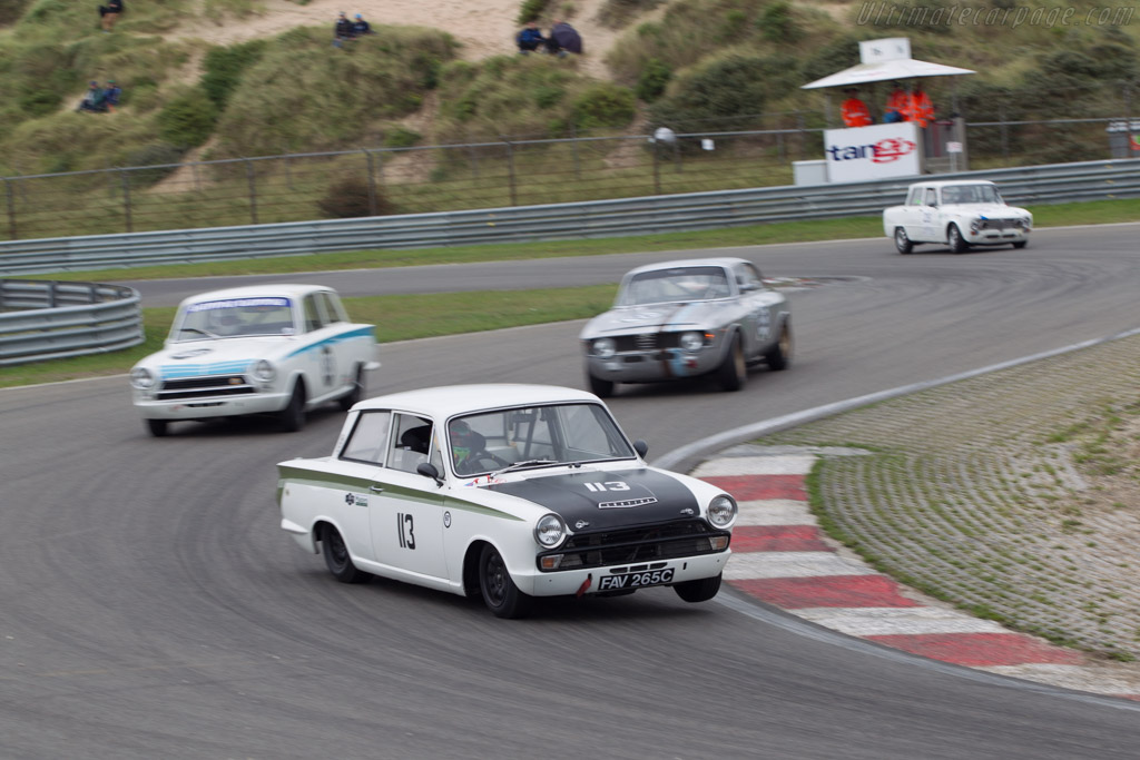 Lotus Cortina  - Driver: Graham Wilson / Andy Wolfe - 2014 Historic Grand Prix Zandvoort