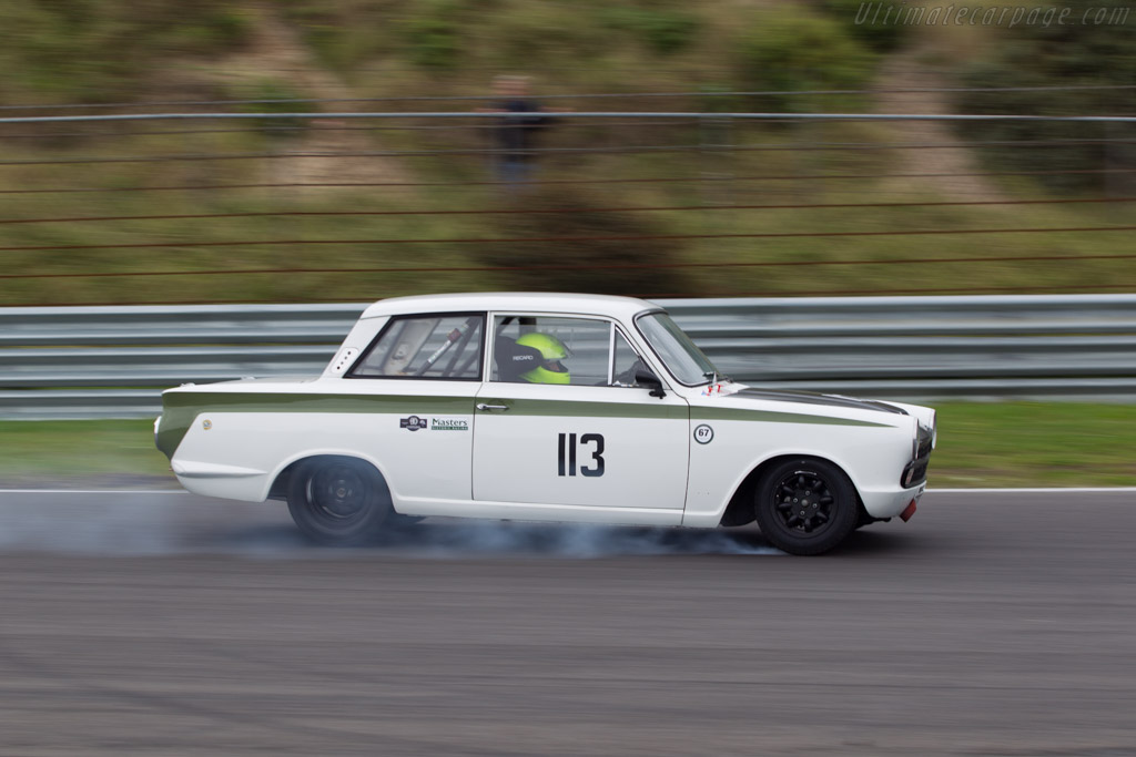 Lotus Cortina  - Driver: Graham Wilson / Andy Wolfe - 2014 Historic Grand Prix Zandvoort