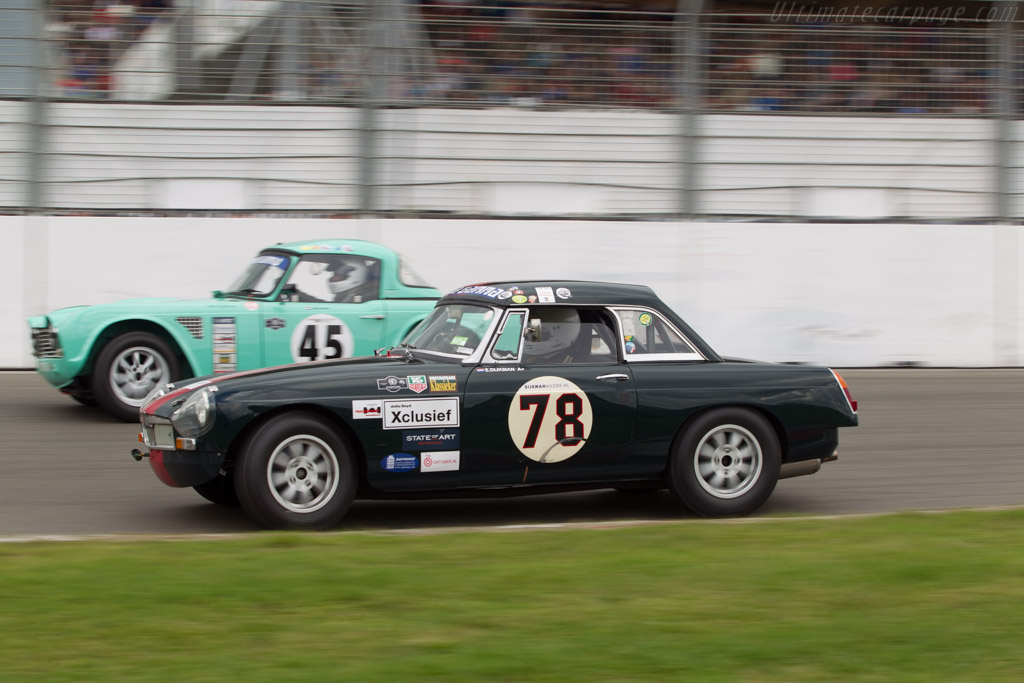 MG B  - Driver: Edwin Dijkman - 2014 Historic Grand Prix Zandvoort