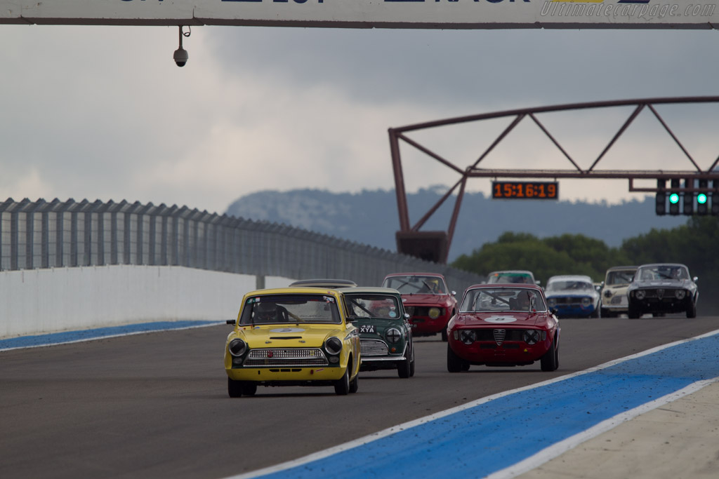 Lotus Cortina  - Driver: Rolland d'Abel de Libran - 2013 Dix Mille Tours