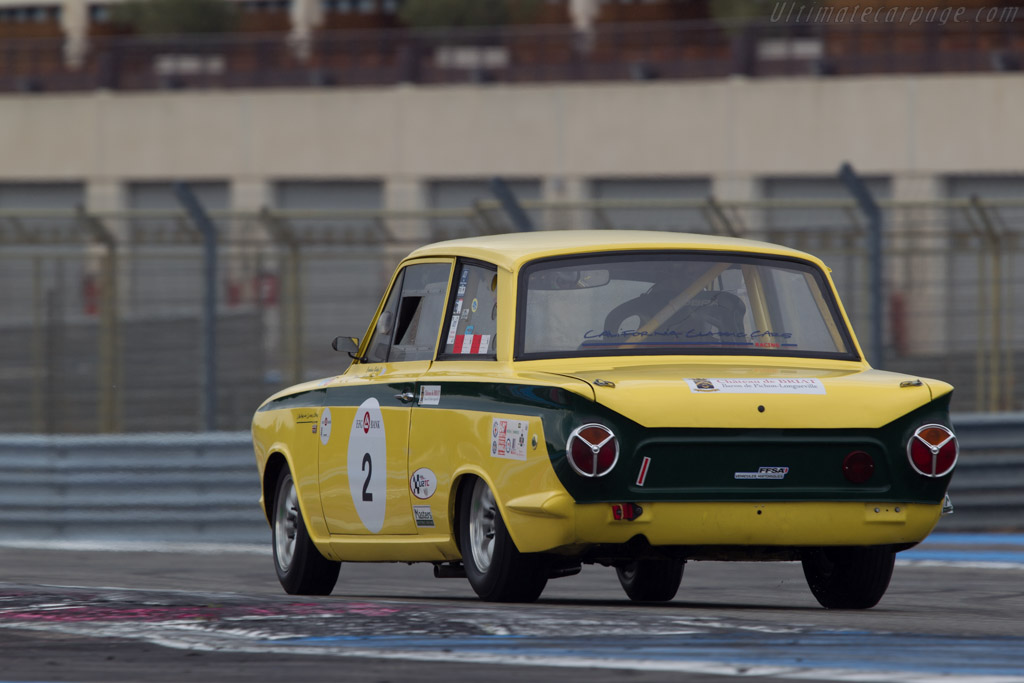 Lotus Cortina  - Driver: Rolland d'Abel de Libran - 2013 Dix Mille Tours
