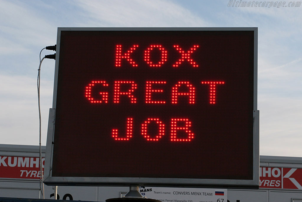 A podium for Kox and his men   - 2006 Le Mans Series Donnington 1000 km