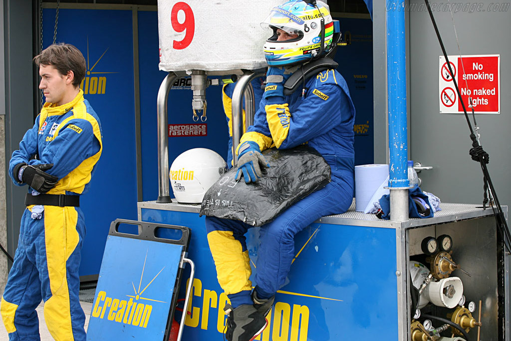 Felipe Ortiz all fueled up   - 2006 Le Mans Series Donnington 1000 km
