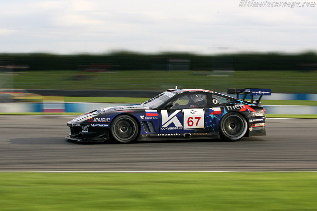 Ferrari 550 GTS Maranello - Chassis: CRD 09 - Entrant: Convers Menx Team - 2006 Le Mans Series Donnington 1000 km