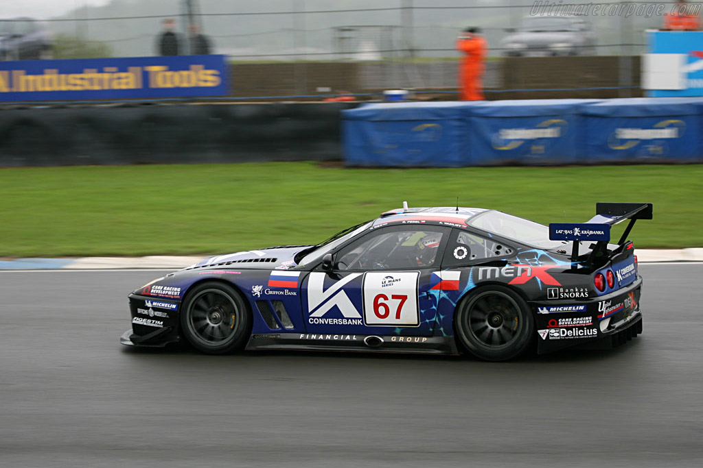 Ferrari 550 Maranello - Chassis: CRD 09 - Entrant: Convers Menx Team - 2006 Le Mans Series Donnington 1000 km