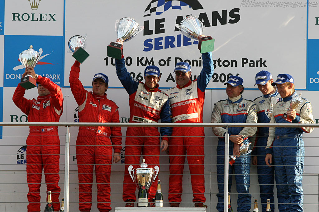 LMP2 podium   - 2006 Le Mans Series Donnington 1000 km