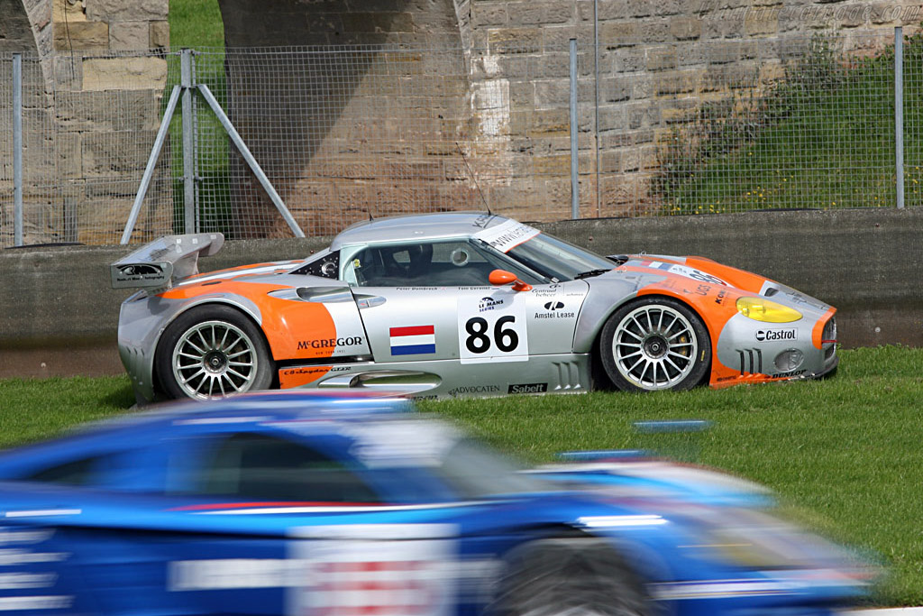 Spyker C8 GT2R - Chassis: XL9CD31G55Z363046 - Entrant: Spyker Squadron - 2006 Le Mans Series Donnington 1000 km