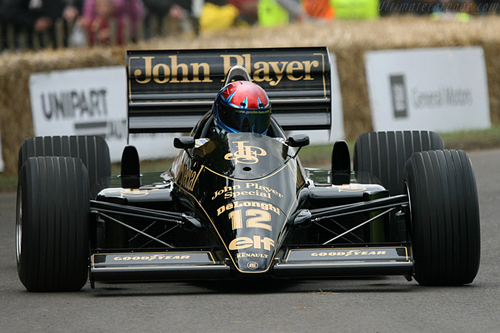 Lotus 98T - Chassis: 98T - 4 - Driver: Justin Law - 2007 Goodwood Festival of Speed