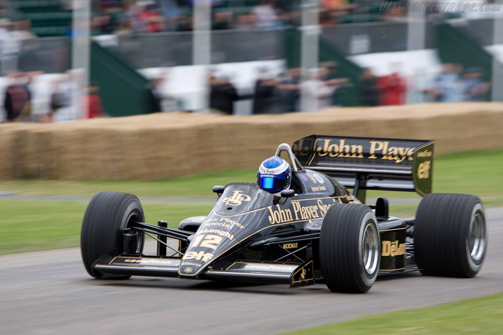 Lotus 98T Renault - Chassis: 98T - 4 - Driver: Gary Ward - 2008 Goodwood Festival of Speed