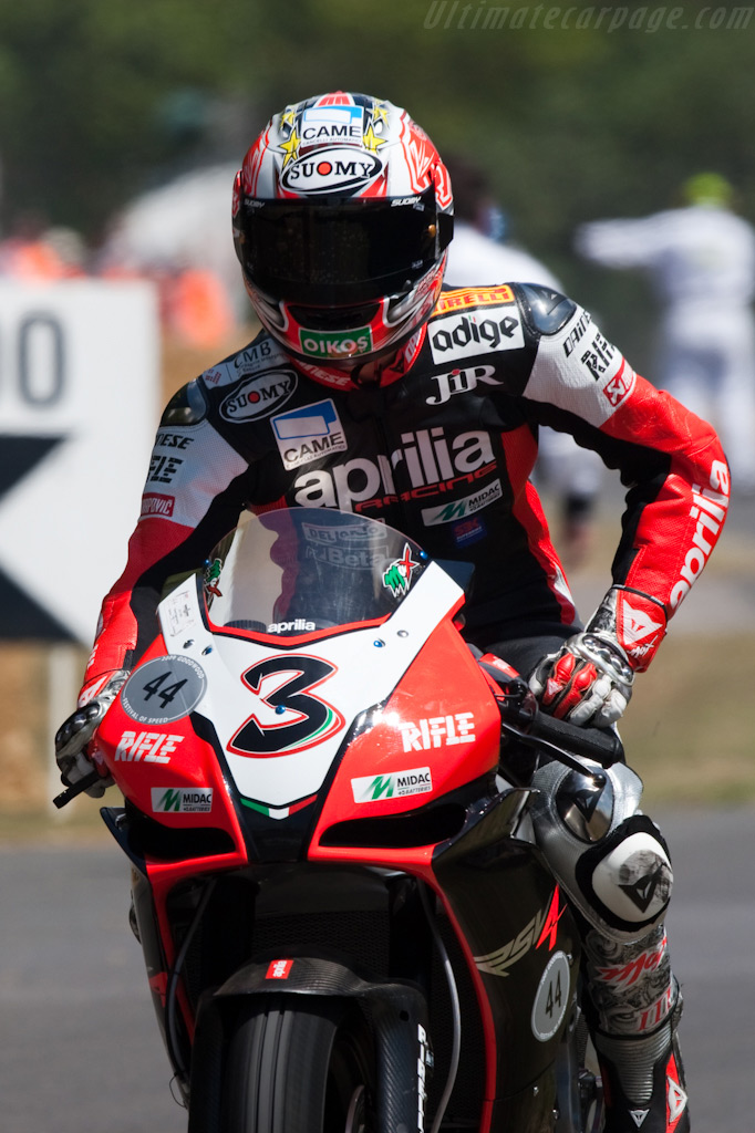 Aprilia RSV4 (Max Biagi)   - 2009 Goodwood Festival of Speed