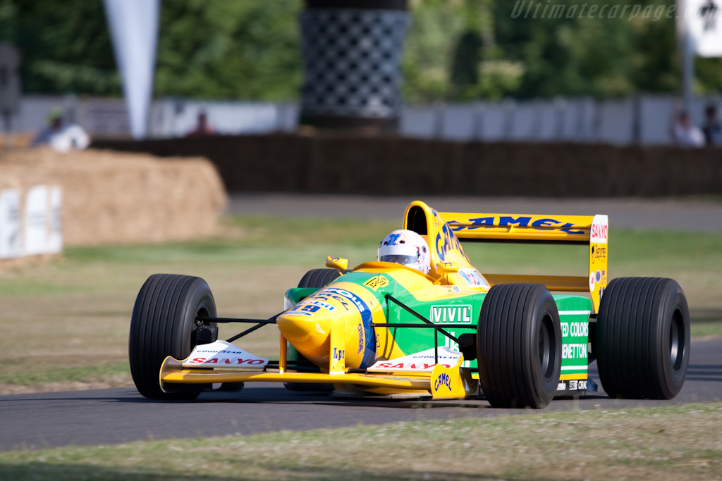 Benetton B192 Ford - Chassis: B192-08 - Driver: Lorina McLaughlin - 2009 Goodwood Festival of Speed