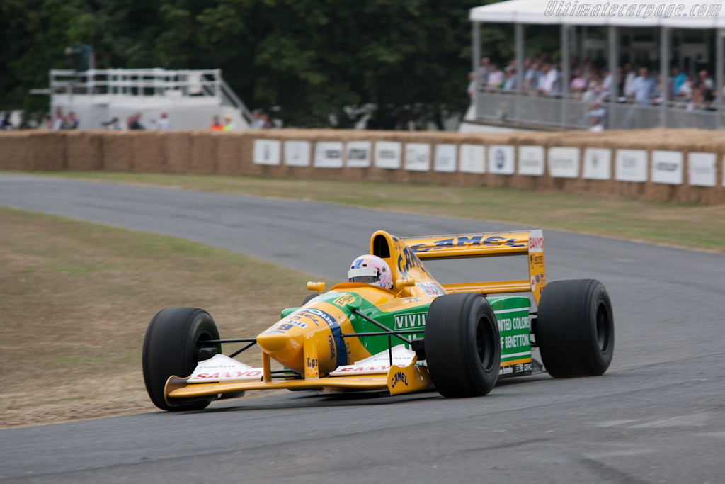 Benetton B192 Ford - Chassis: B192-08 - Driver: Lorina McLaughlin - 2010 Goodwood Festival of Speed