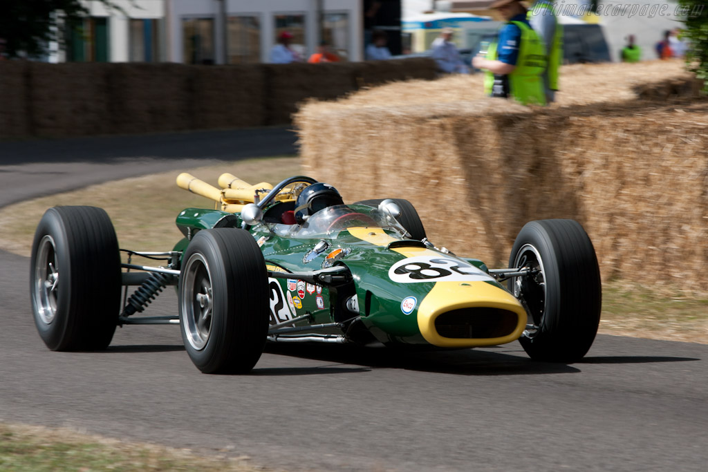 Lotus 38 Ford - Chassis: 38/1 - Entrant: The Henry Ford Museum - Driver: Sir Jackie Stewart - 2010 Goodwood Festival of Speed