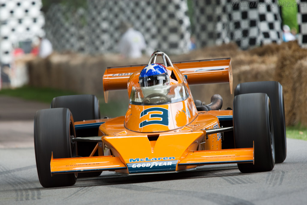 McLaren M16C/D Offenhauser - Chassis: M16C/5 - Driver: Johnny Rutherford - 2011 Goodwood Festival of Speed