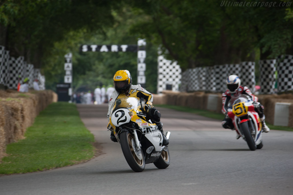 Kenny Roberts and Wayne Gardner   - 2012 Goodwood Festival of Speed