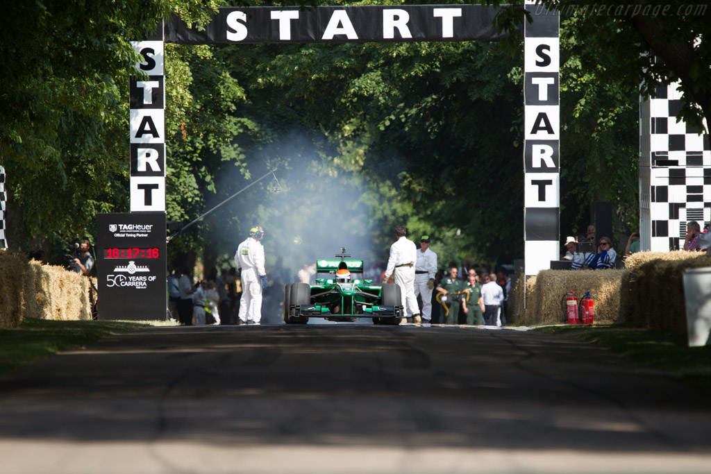 Caterham T127 Cosworth  - Driver: Charles Pic - 2013 Goodwood Festival of Speed