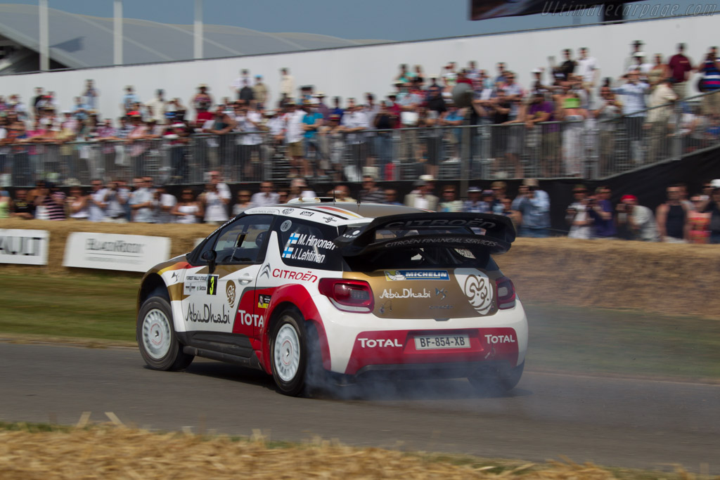 Citroén DS3 WRC  - Driver: Mikko Kovalainen - 2013 Goodwood Festival of Speed