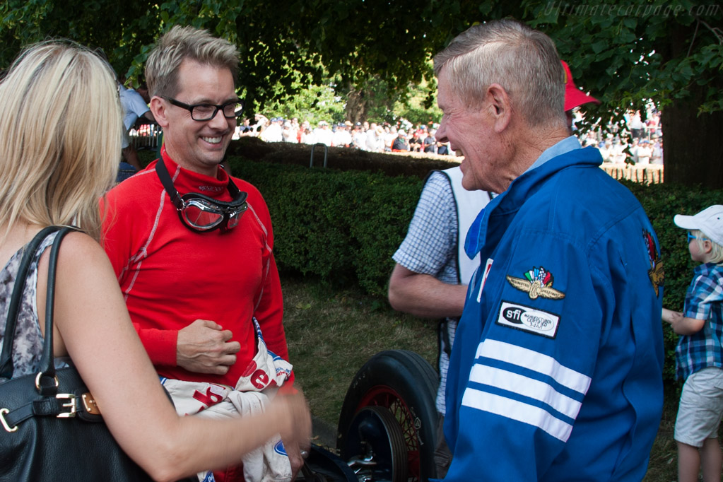 Kenny Brack and Bobby Unser   - 2013 Goodwood Festival of Speed
