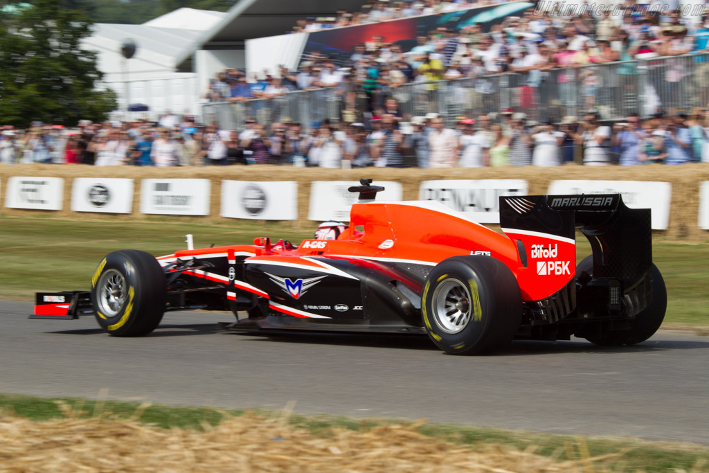 Marussia MR-02 Cosworth  - Driver: Max Chiton - 2013 Goodwood Festival of Speed