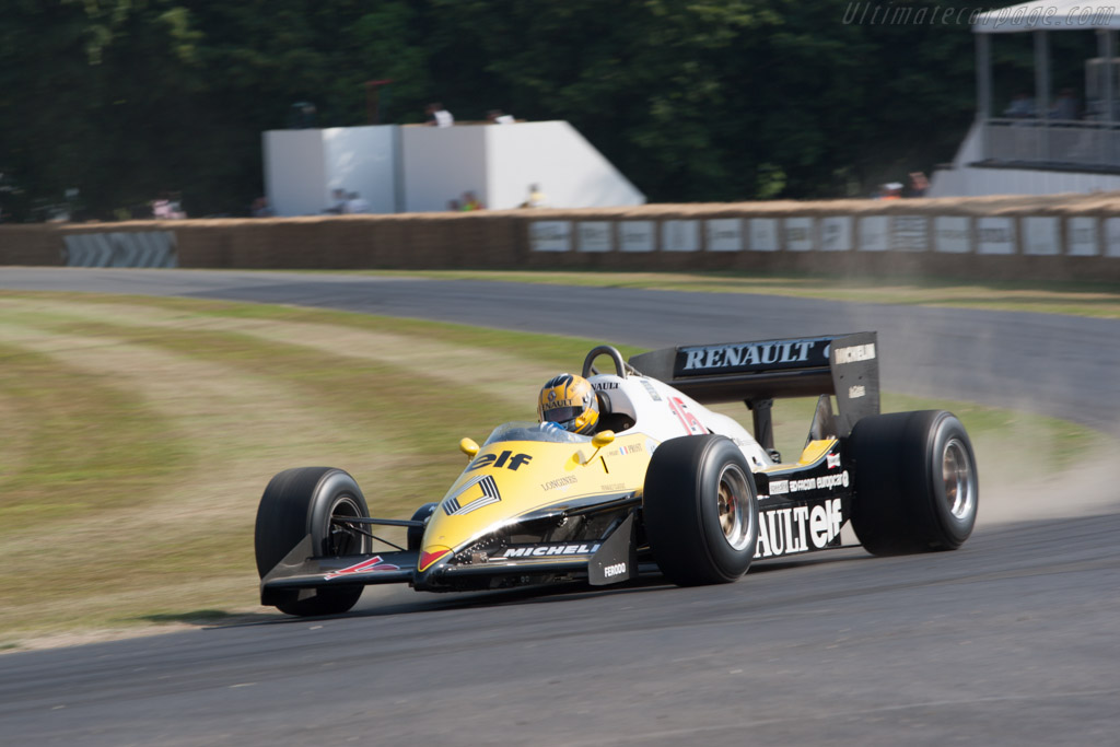 Renault RE40 - Chassis: RE40-04 - Entrant: Collection Renault - Driver: J. Piguet - 2013 Goodwood Festival of Speed
