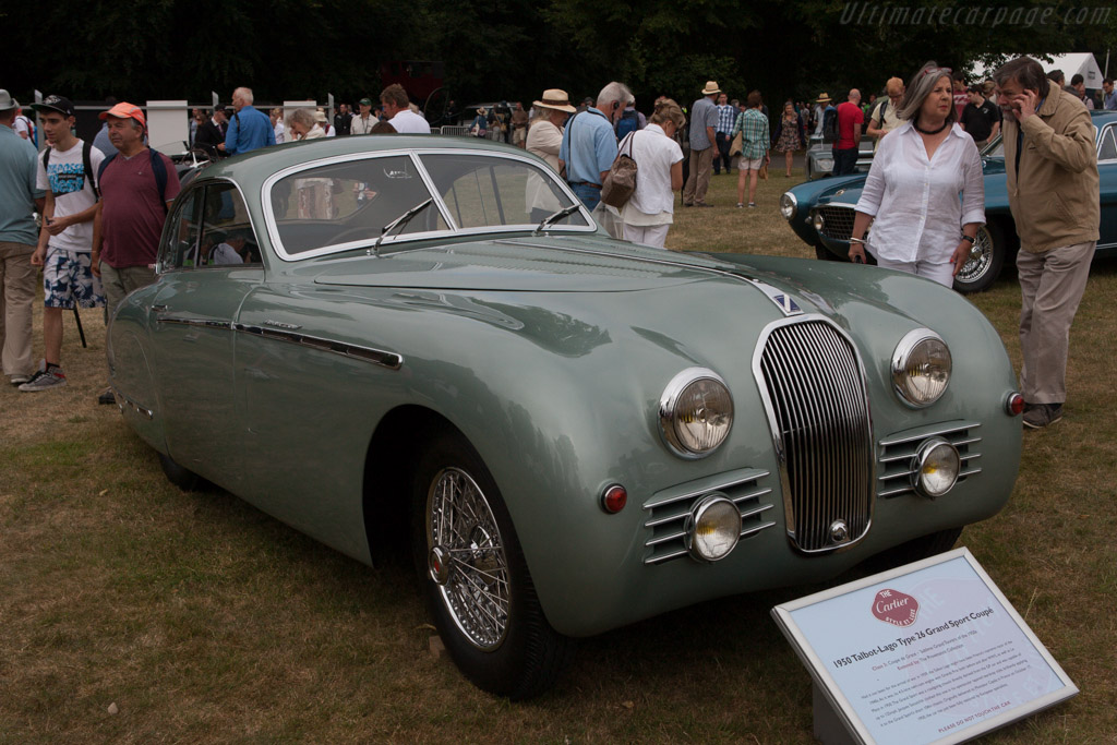 Talbot Lago T26 Grand Sport - Chassis: 110151 - Entrant: The Provenance Collection - 2013 Goodwood Festival of Speed