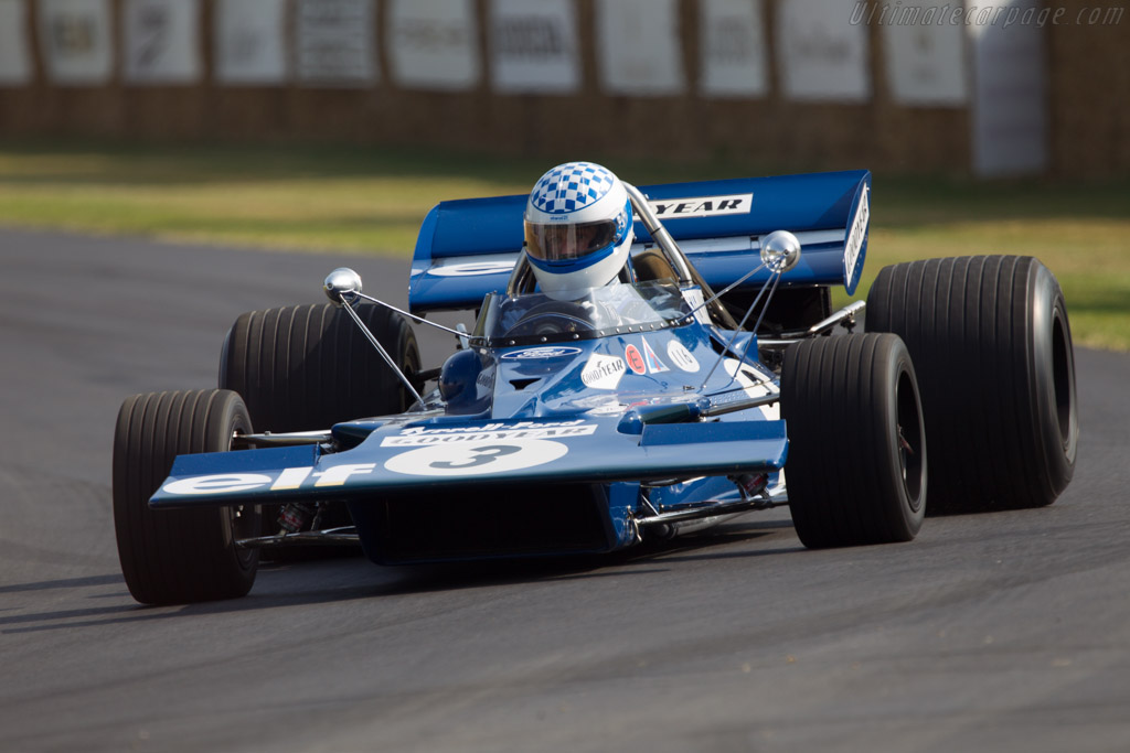 Tyrrell 001 Cosworth - Chassis: 001 - Entrant: Kenneth Tyrrell - Driver: Adam Tyrrell - 2013 Goodwood Festival of Speed