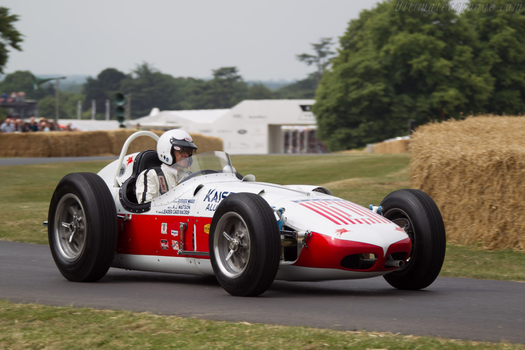 Watson Offenhauser Kaiser Aluminium Special  - Driver: Robert McConnell - 2013 Goodwood Festival of Speed