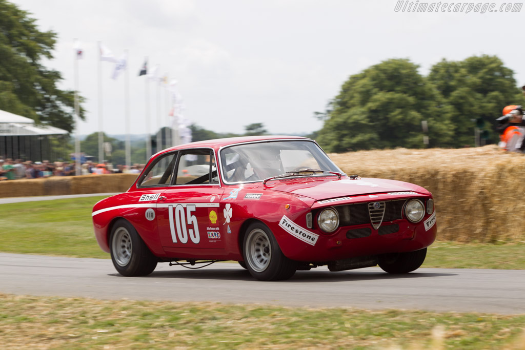 Alfa Romeo 1300 GT Junior - Chassis: AR775417 - Entrant: Alfa Romeo Museo Storico - Driver: Toine Hezemans - 2014 Goodwood Festival of Speed