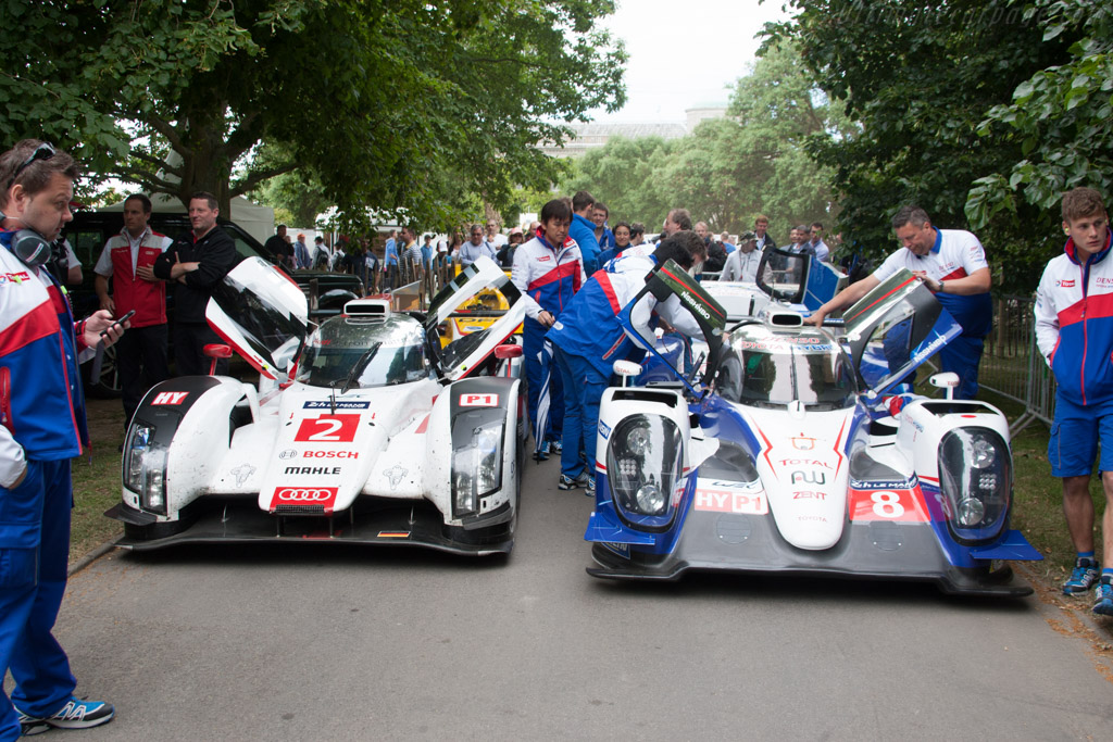 Audi R18 e-tron quattro - Chassis: 415 - Entrant: Audi Tradition - 2014 Goodwood Festival of Speed