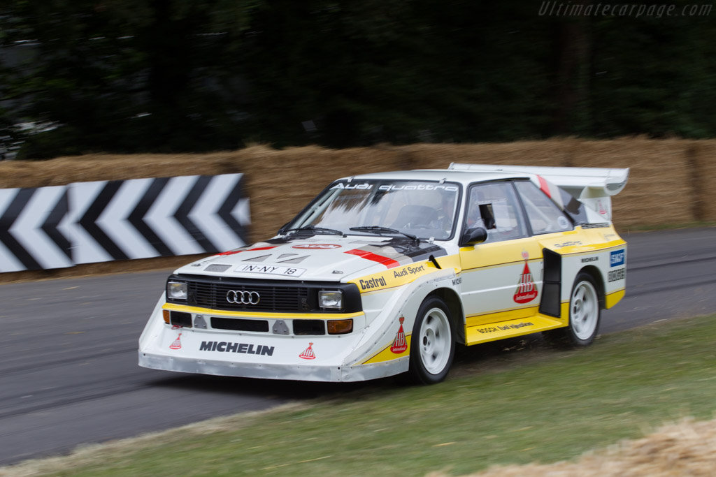Audi Sport Quattro S1 - Chassis: 85ZGA905002 - Entrant: Audi Tradition - Driver: Hannu Mikkola - 2014 Goodwood Festival of Speed