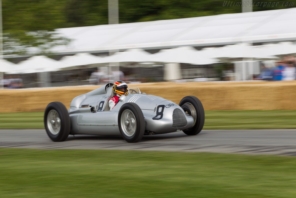 Auto Union Type D - Chassis: 017R - Entrant: Audi Tradition - Driver: Frank Biela - 2014 Goodwood Festival of Speed