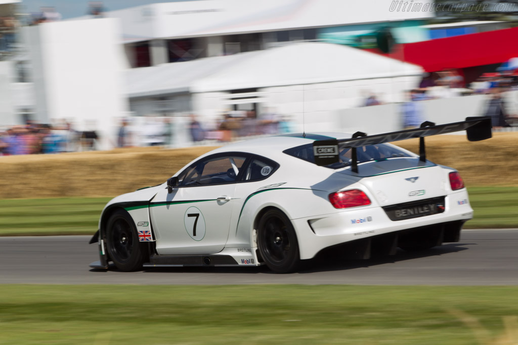 Bentley Continental GT3  - Entrant: Bentley Motors ltd. - Driver: David Brabham - 2014 Goodwood Festival of Speed